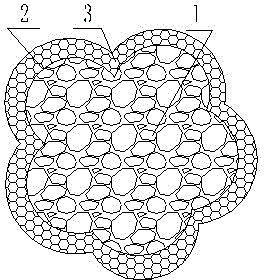 Plum-blossom-shaped cement soil mixing pile and forming method thereof