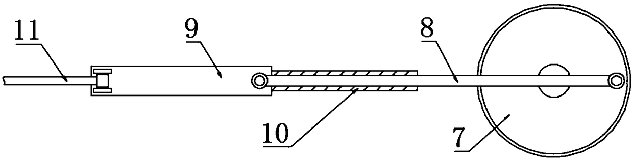 Seed-spreading and watering integrated trolley for Chinese herbal medicine planting