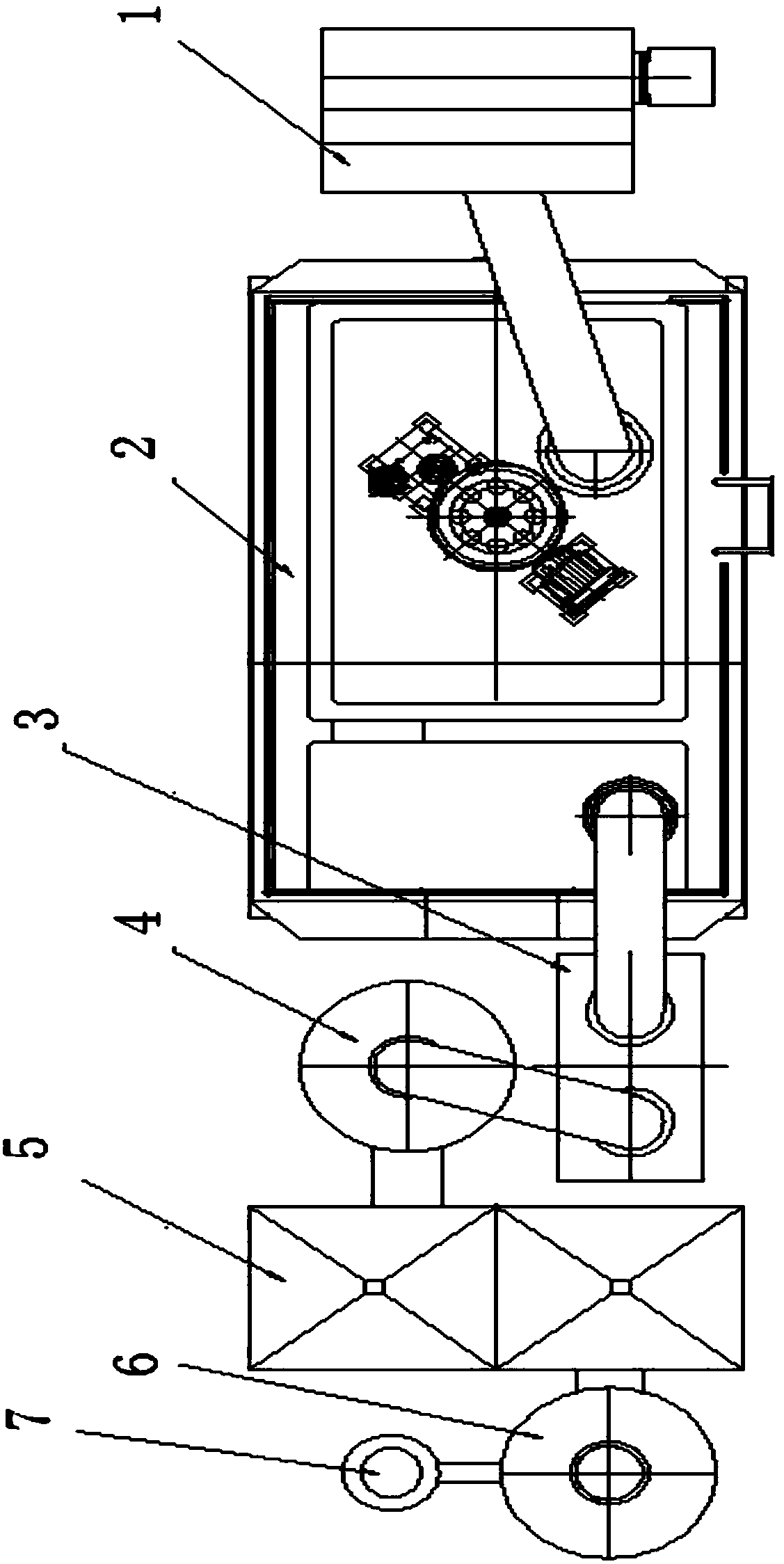 Zero-discharge garbage disposal vehicle