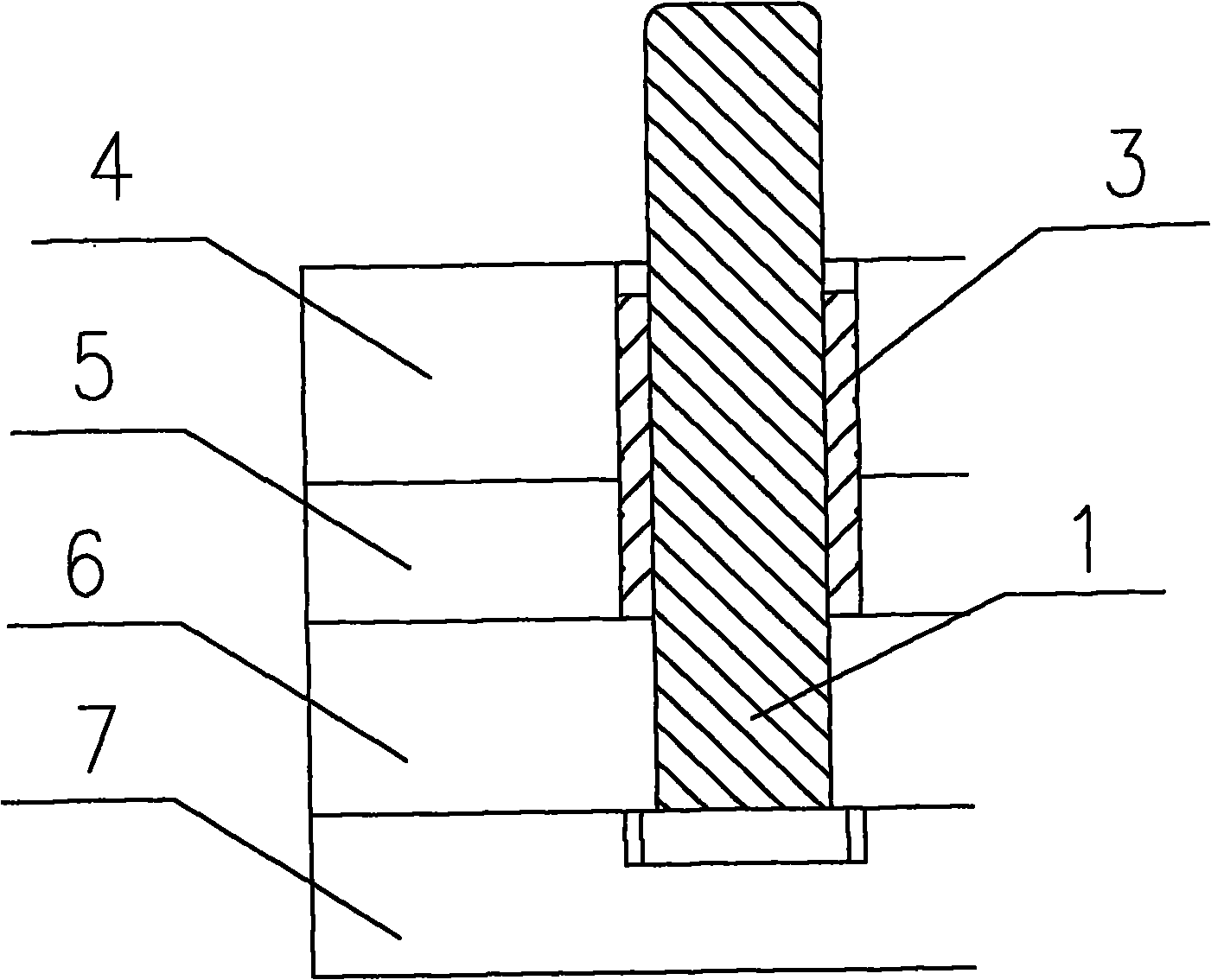 Guide sleeve removing device in die