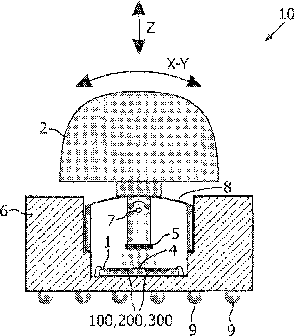 Detection circuit for detecting movements of a movable object