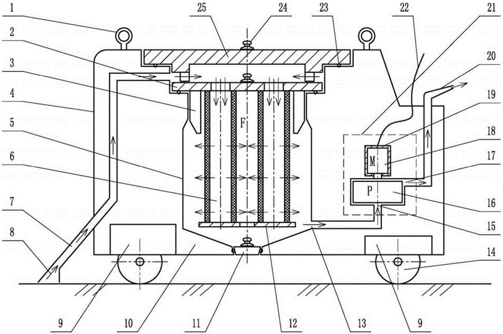 Spent fuel storage pool bottom scrubbing device