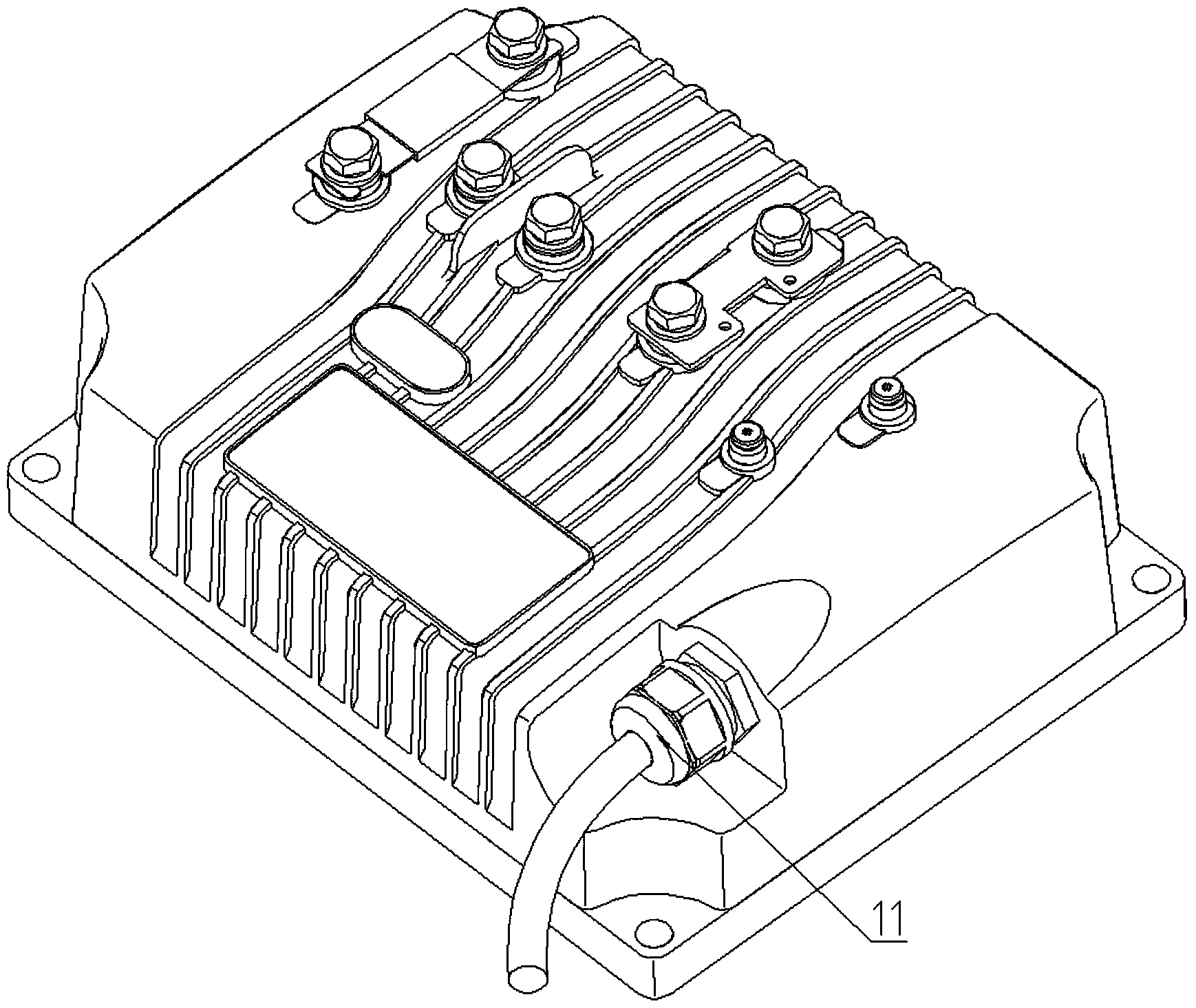 Separately excited DC machine controller of electric automobile