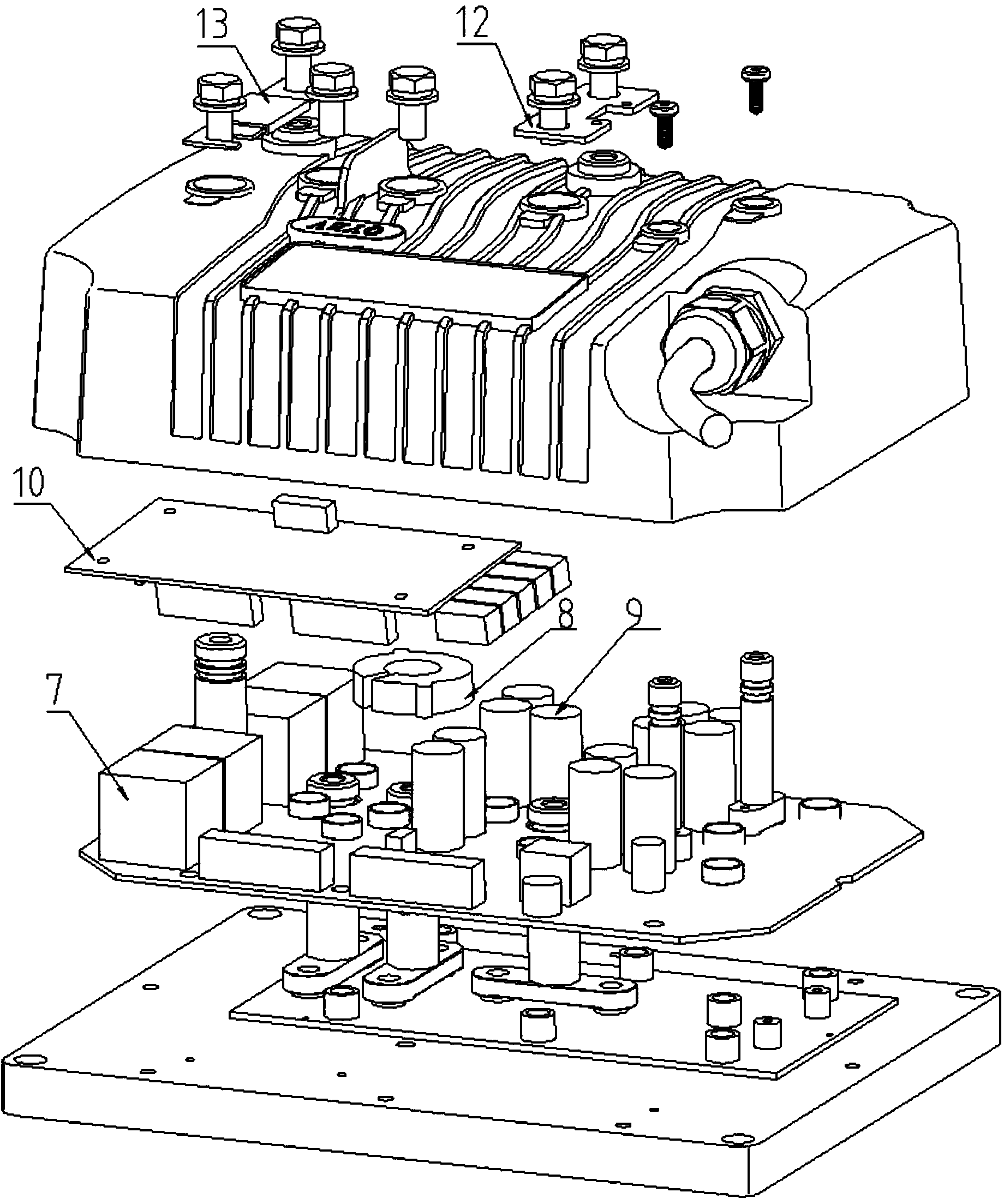 Separately excited DC machine controller of electric automobile