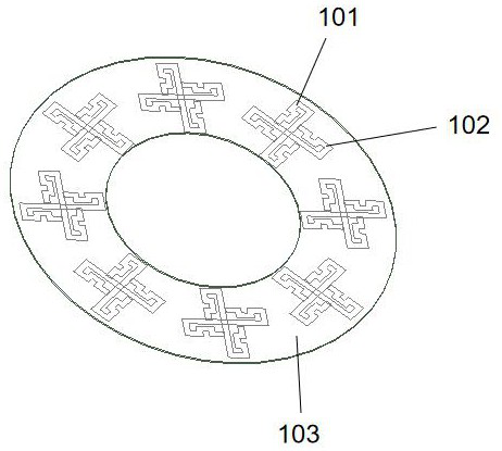 Quaternary GPS anti-interference antenna array loaded with director and mobile communication system