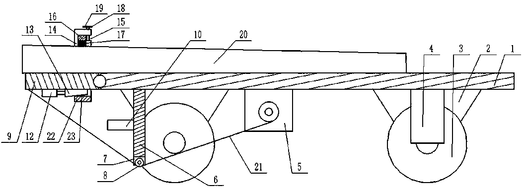 Device convenient to plant telegraph poles