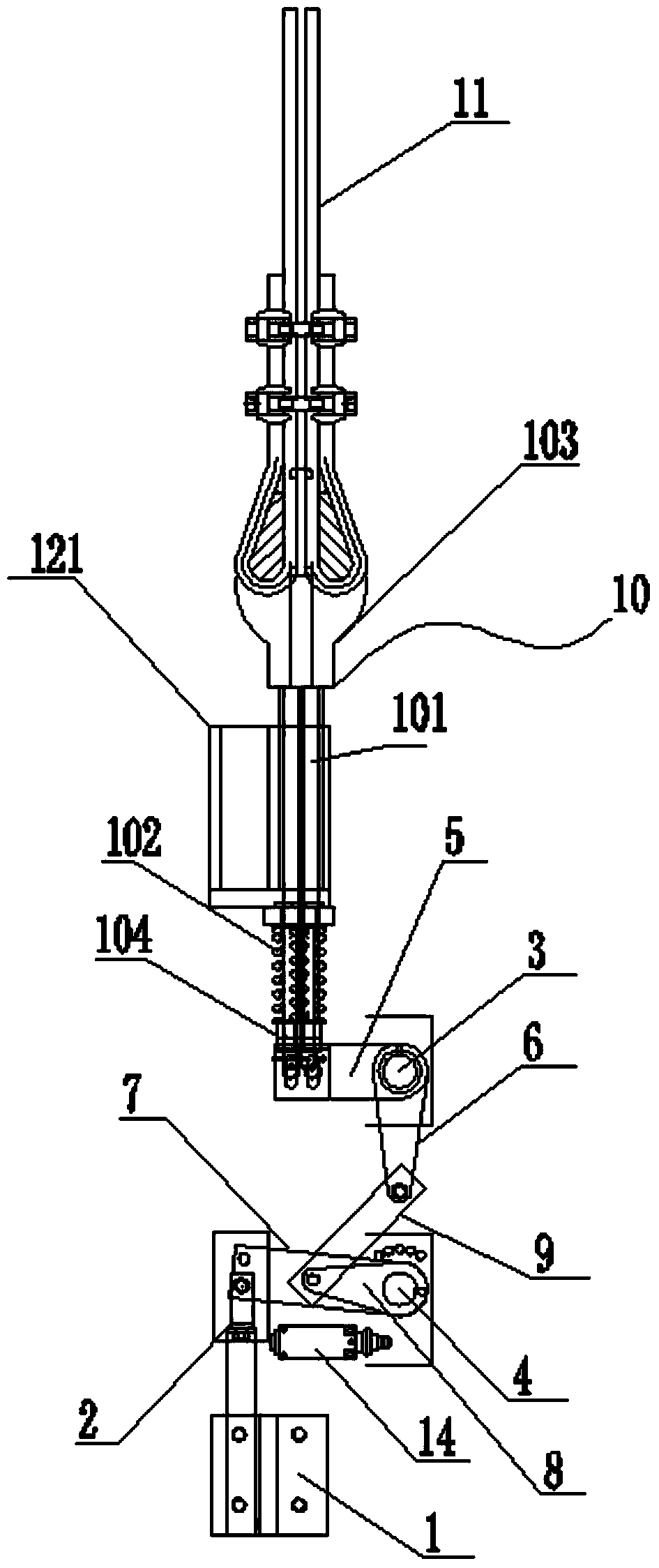 Hydraulic lift car safety protection device