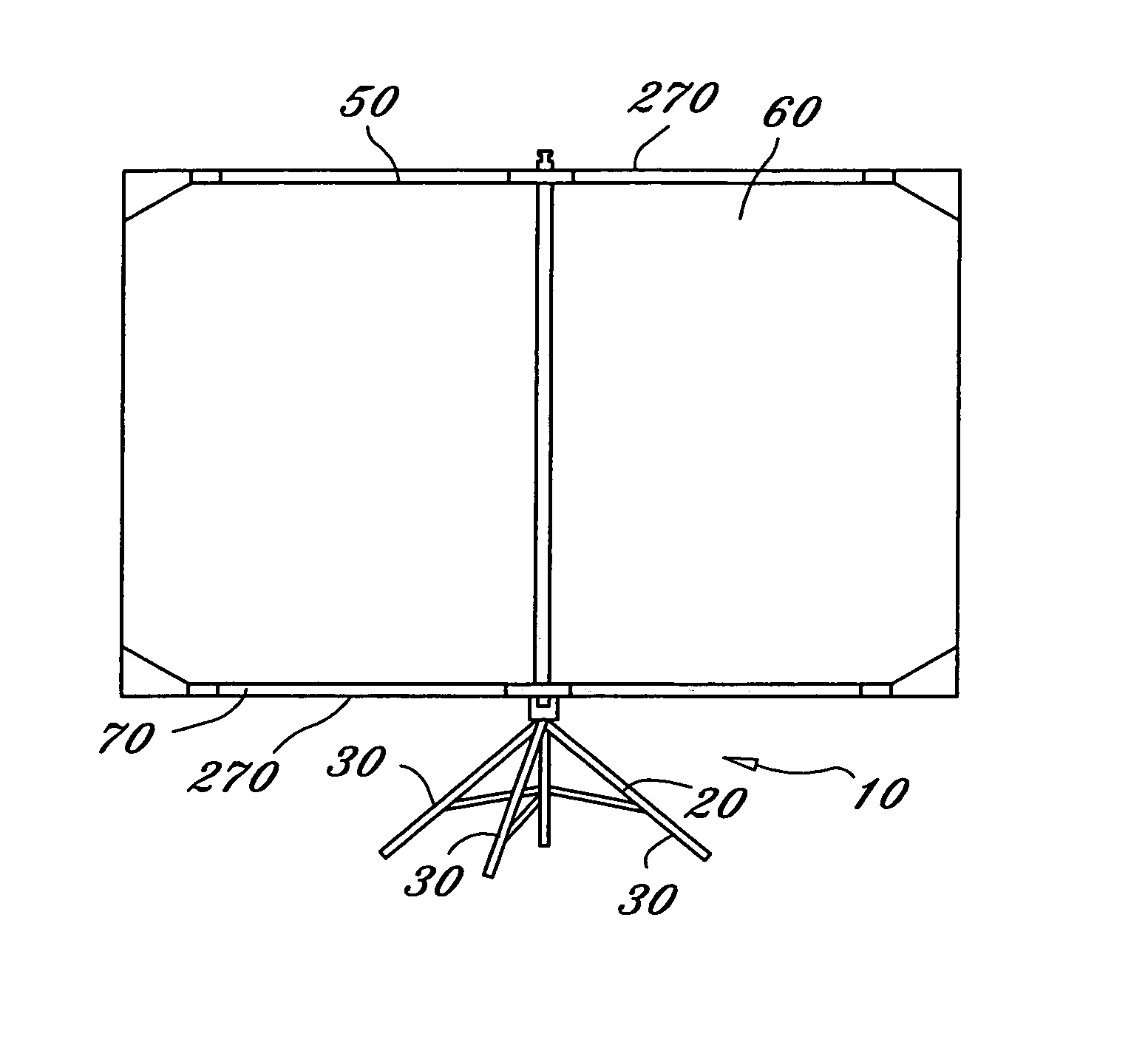 Portable screen assembly