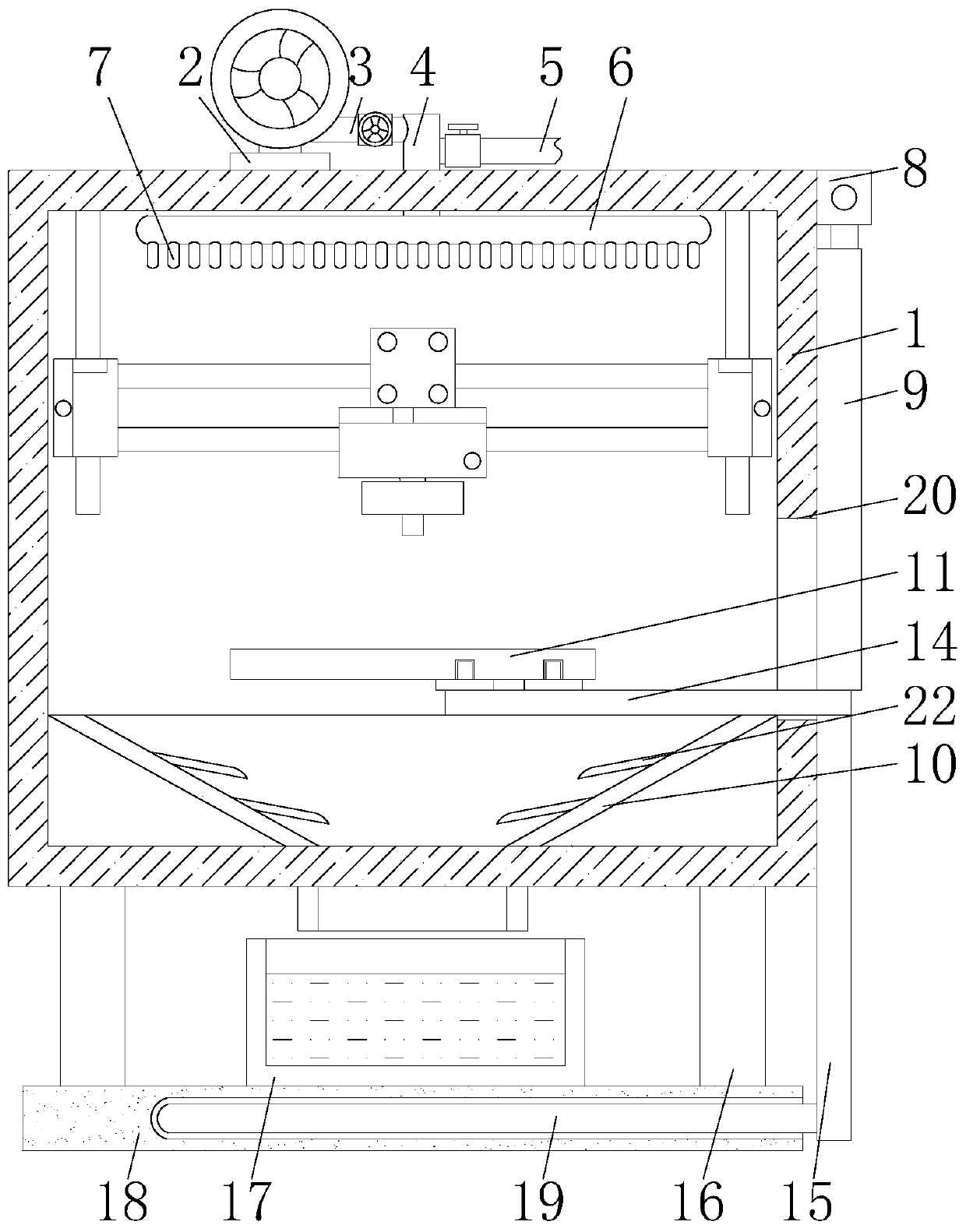 3D printer capable of achieving automatic cleaning