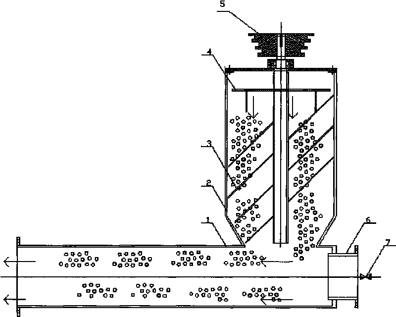 Single spiral air-duct-type biomass boiler