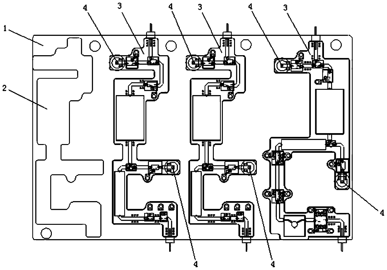 Microwave transceiving channel assembly