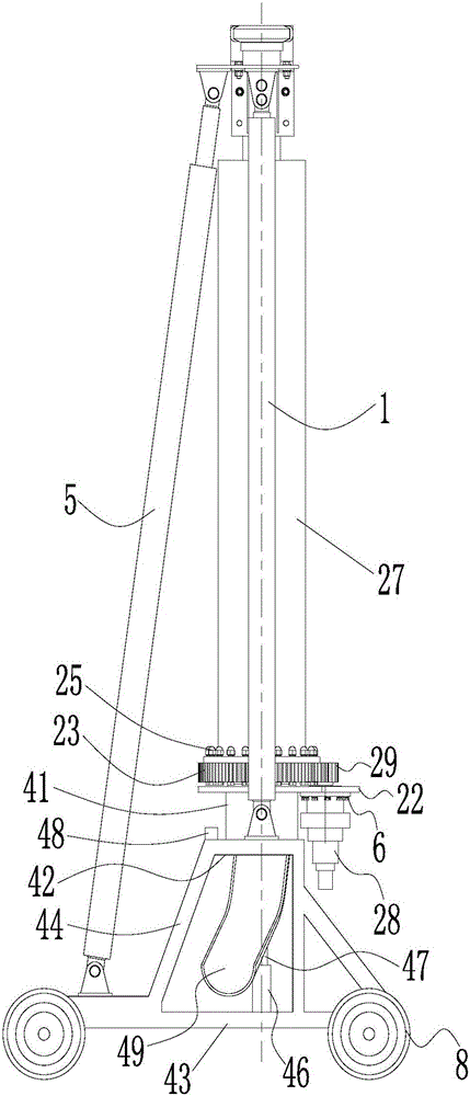 Conveying pipe cleaning device