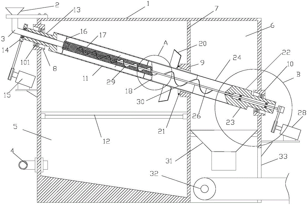 Cooling liquid filtering device for machining