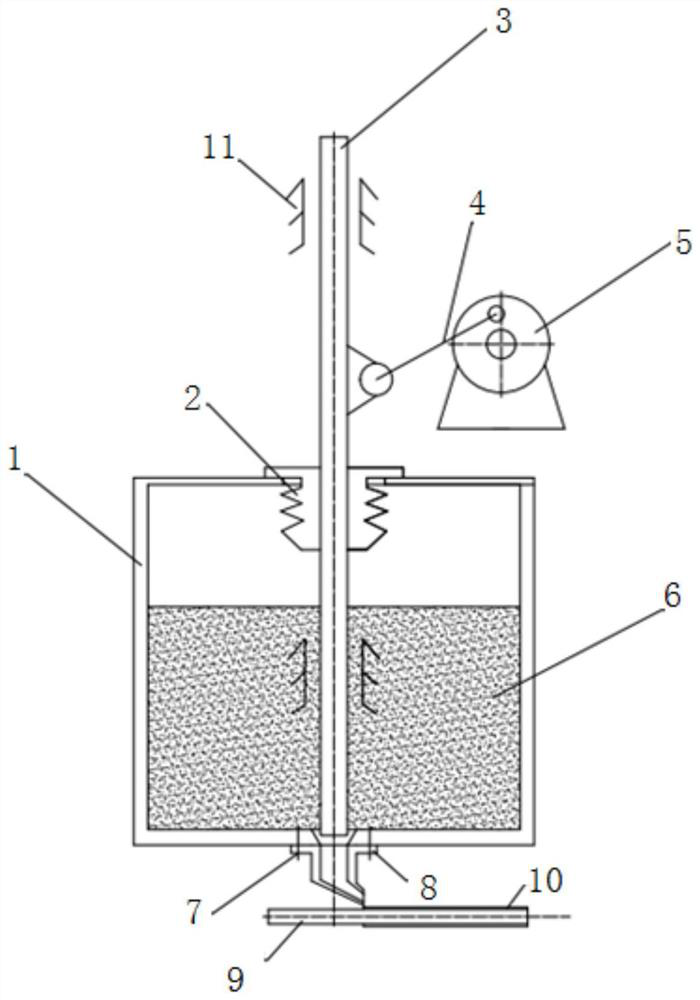 Device and method capable of accurately controlling molten copper to clad copper-clad steel