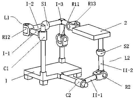 Two-degree-of-freedom parallel mechanism easy to control