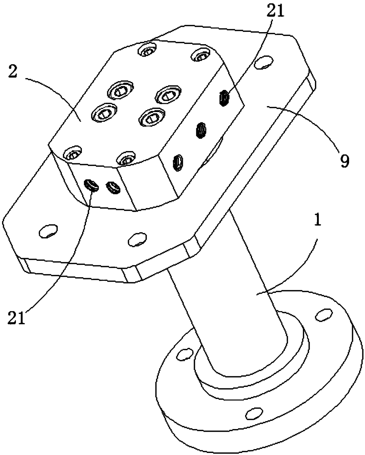 Rotary oil way distributor