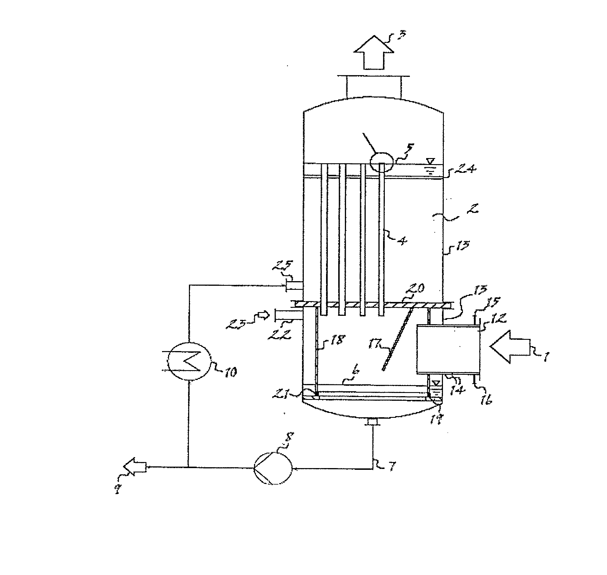 Devices for cooling gases which form a corrosive condensation product upon cooling