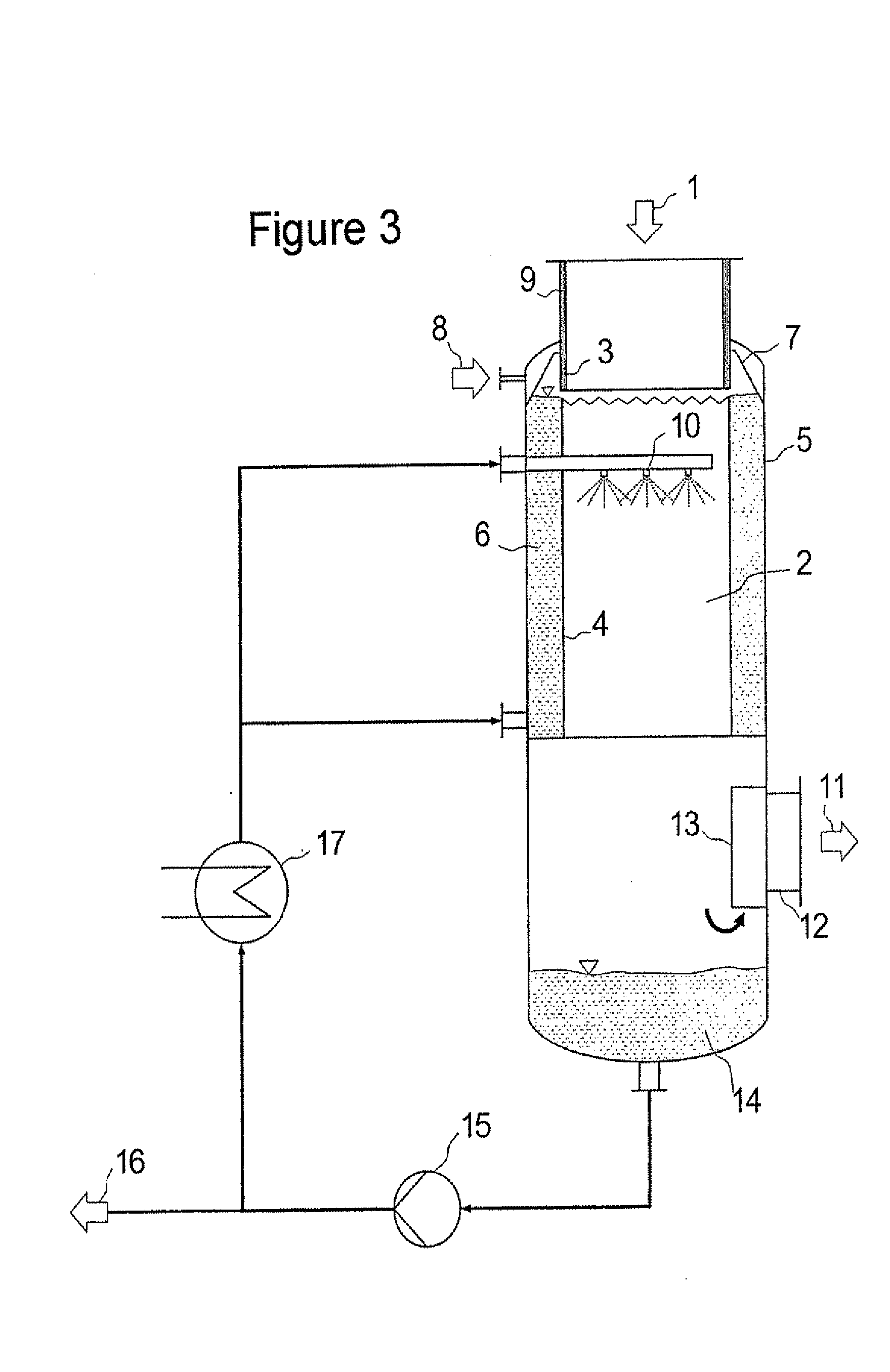 Devices for cooling gases which form a corrosive condensation product upon cooling