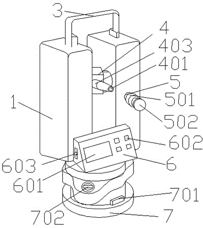 Photoelectric-technology-based construction engineering surveying equipment