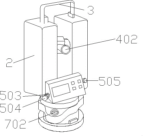 Photoelectric-technology-based construction engineering surveying equipment