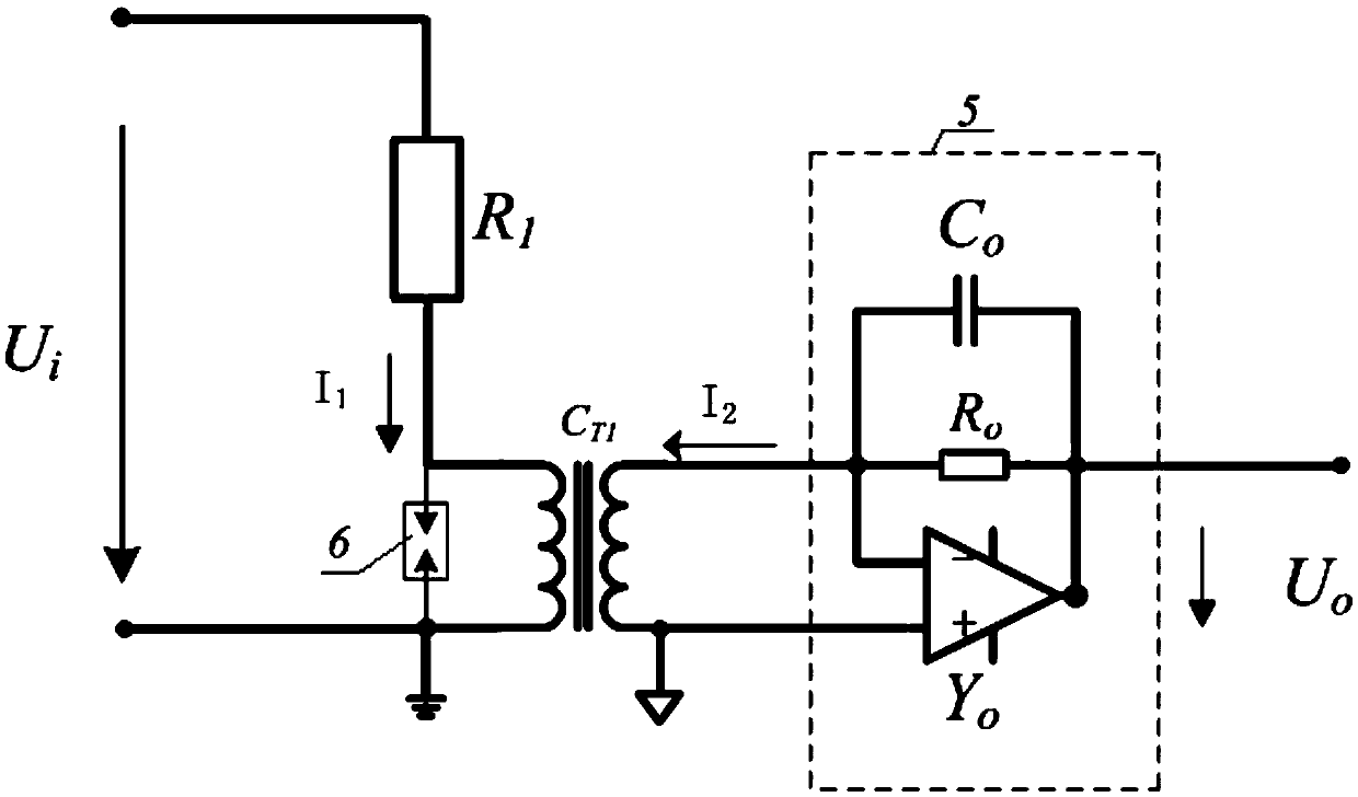 Novel alternative current high voltage acquisition circuit