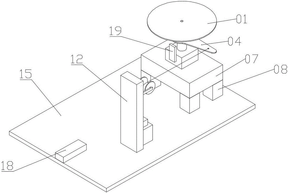 Testing device for motor of miniature unmanned aerial vehicle