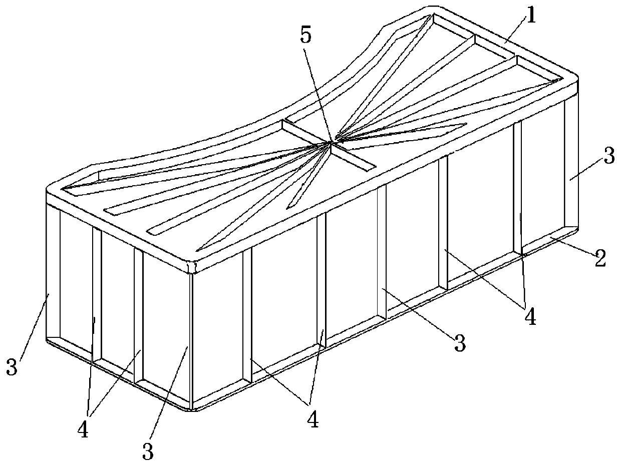 Municipal drainage concrete socket-and-spigot pipe pillow prefabricated plastic mold