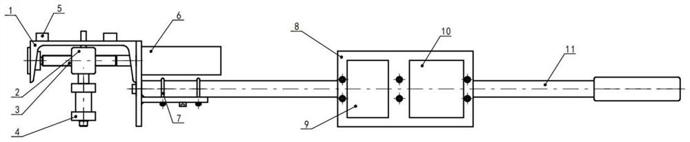 Multifunctional high-voltage test wire hanging device