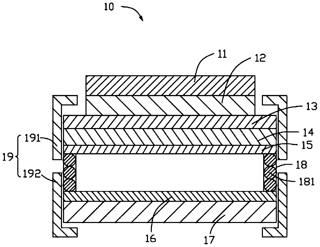 Touch sensing module and touch display panel and electronic device using same