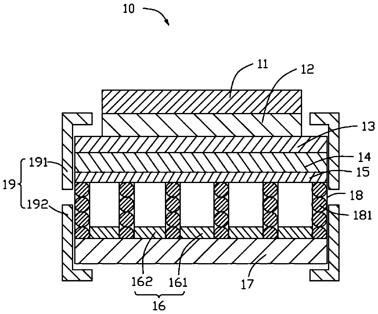 Touch sensing module and touch display panel and electronic device using same