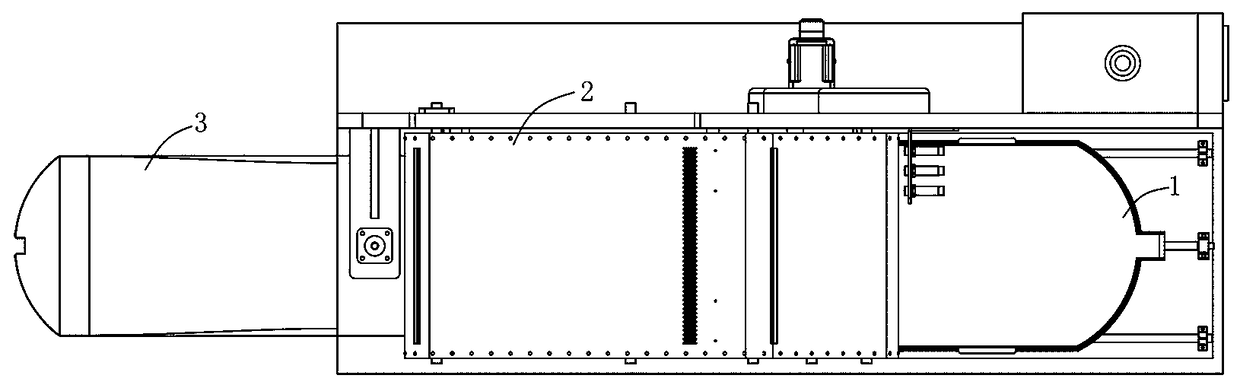 Plastic bag nesting device and nesting method