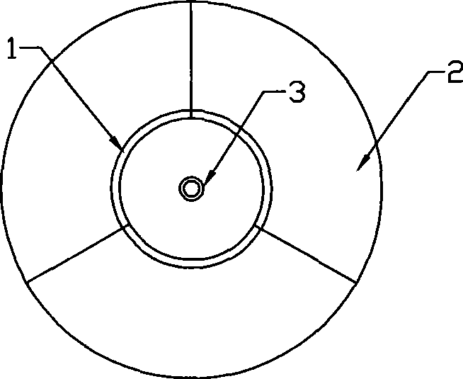 Device and method for non-underwater concreting by using drilled pile