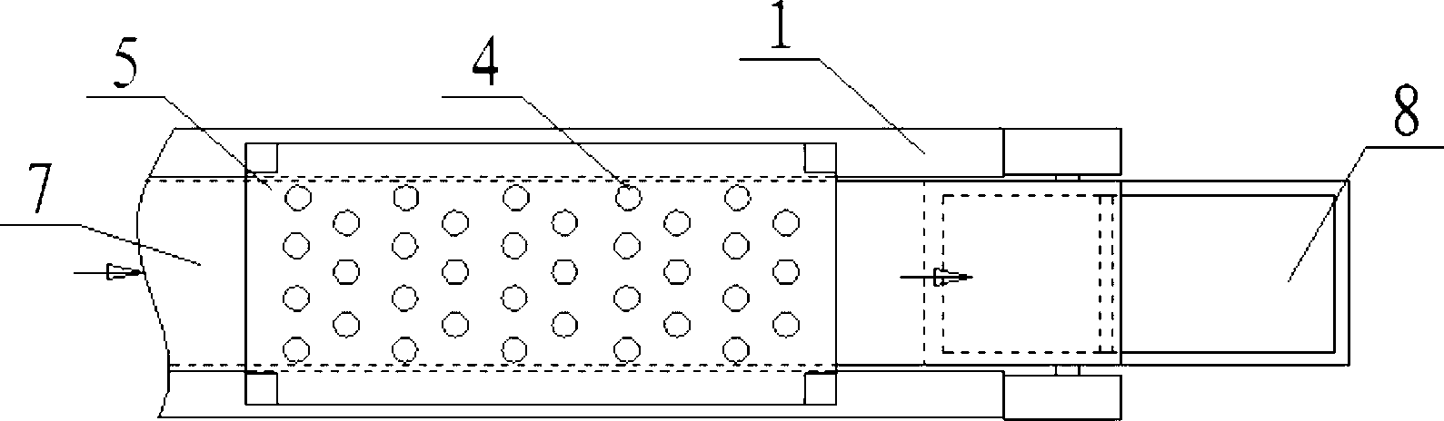 Separation apparatus for iron-filing waste slag