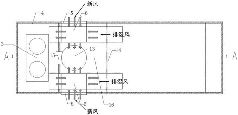 Sealed heat pump drying system