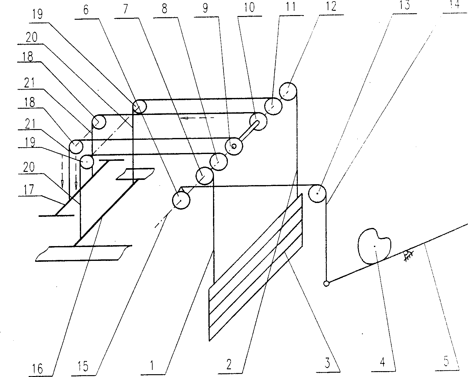 Balancing weight unit of ring spindle spinning frame