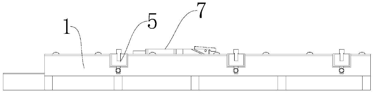 Positioning device of welding pressure frame splicing board