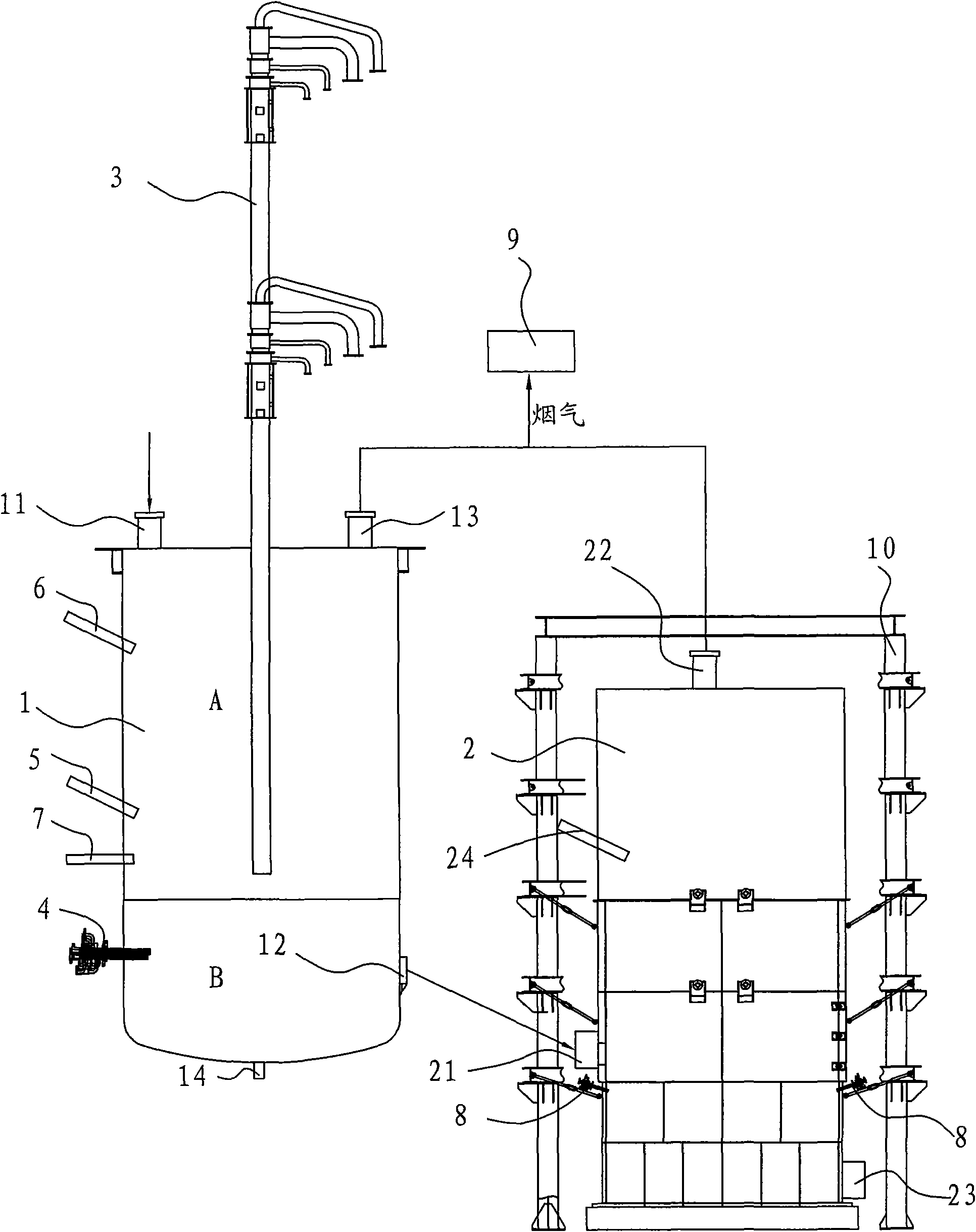 Process for recovering valuable metal from residues containing zinc