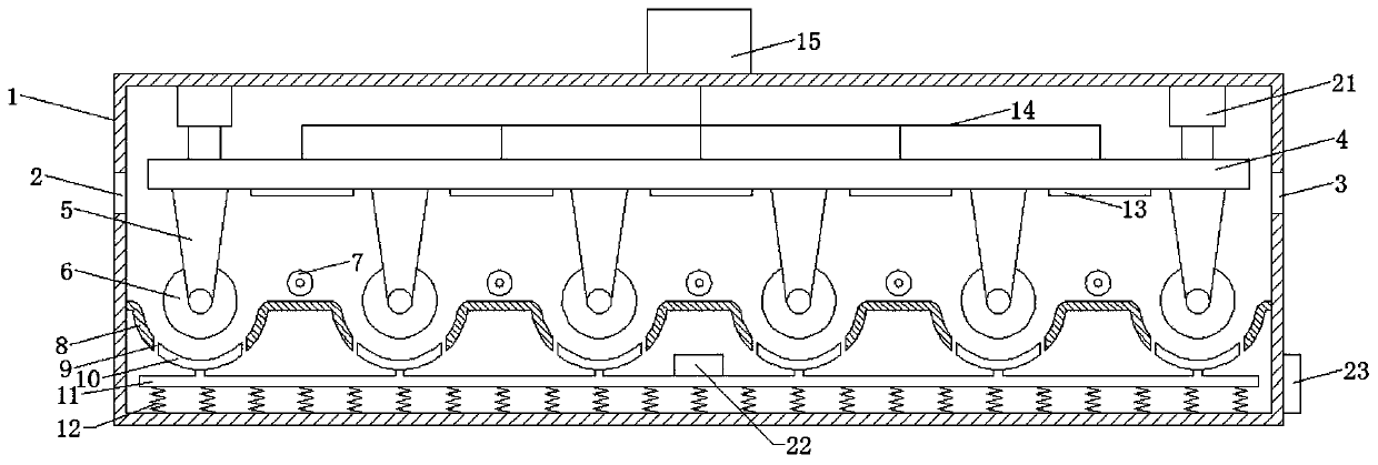 Corrosive foil cleaning device