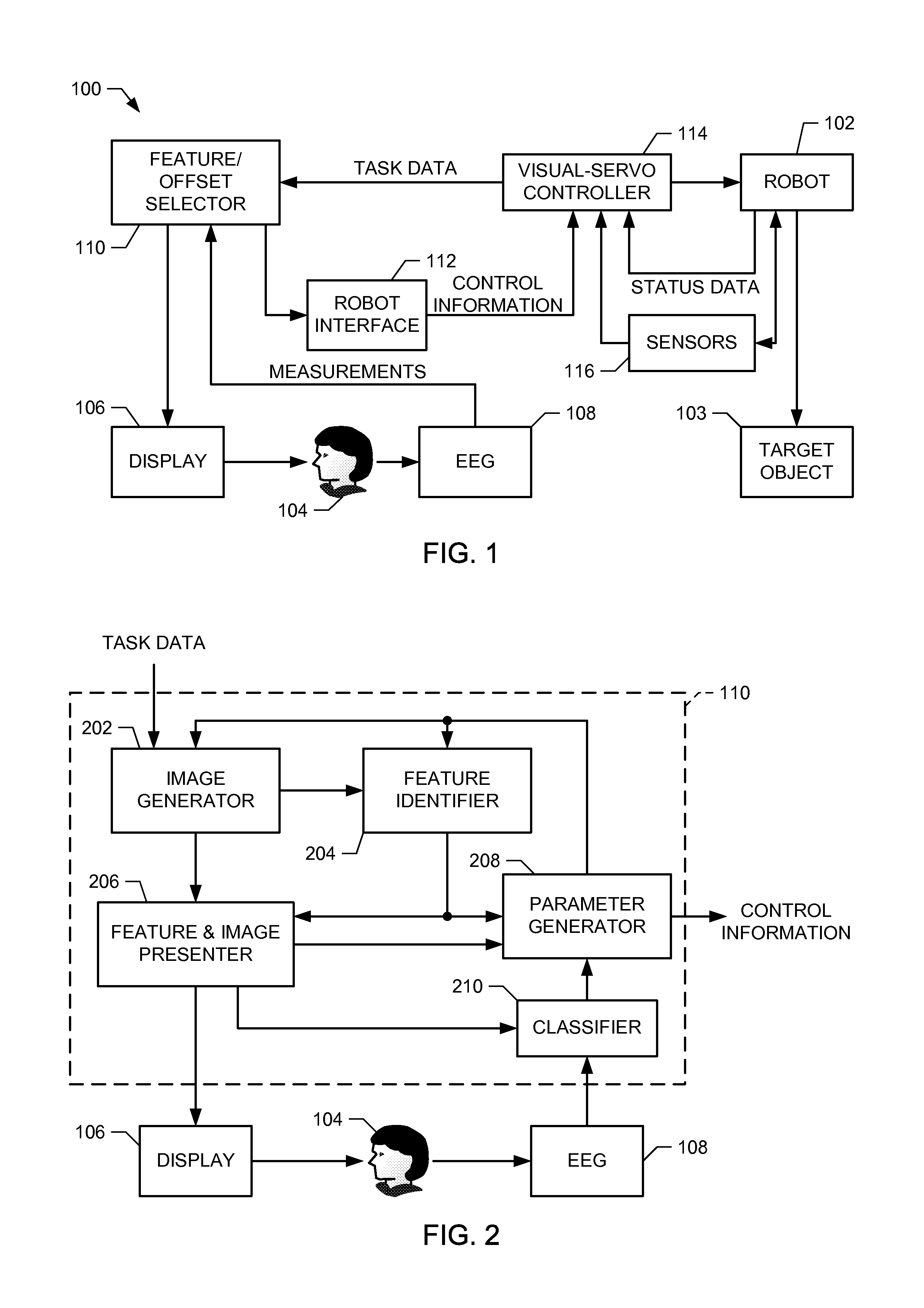 Systems, methods, and apparatus for neuro-robotic tracking point selection