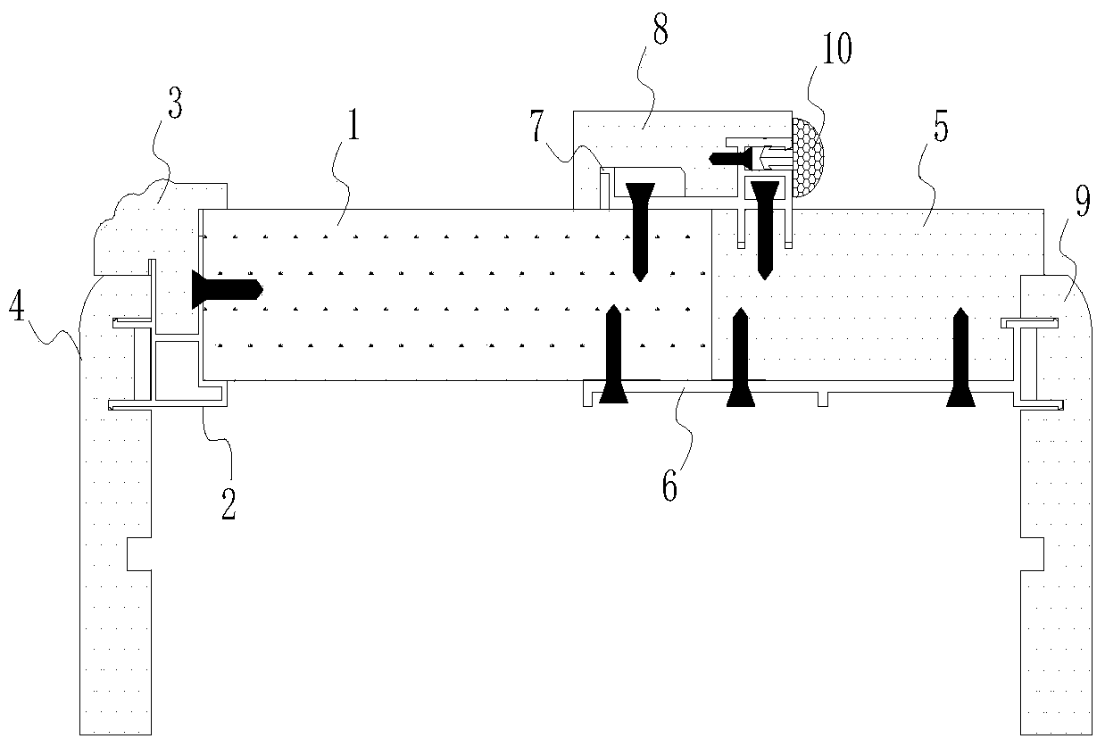 Combined type door frame processed in standardized mode and combination method thereof