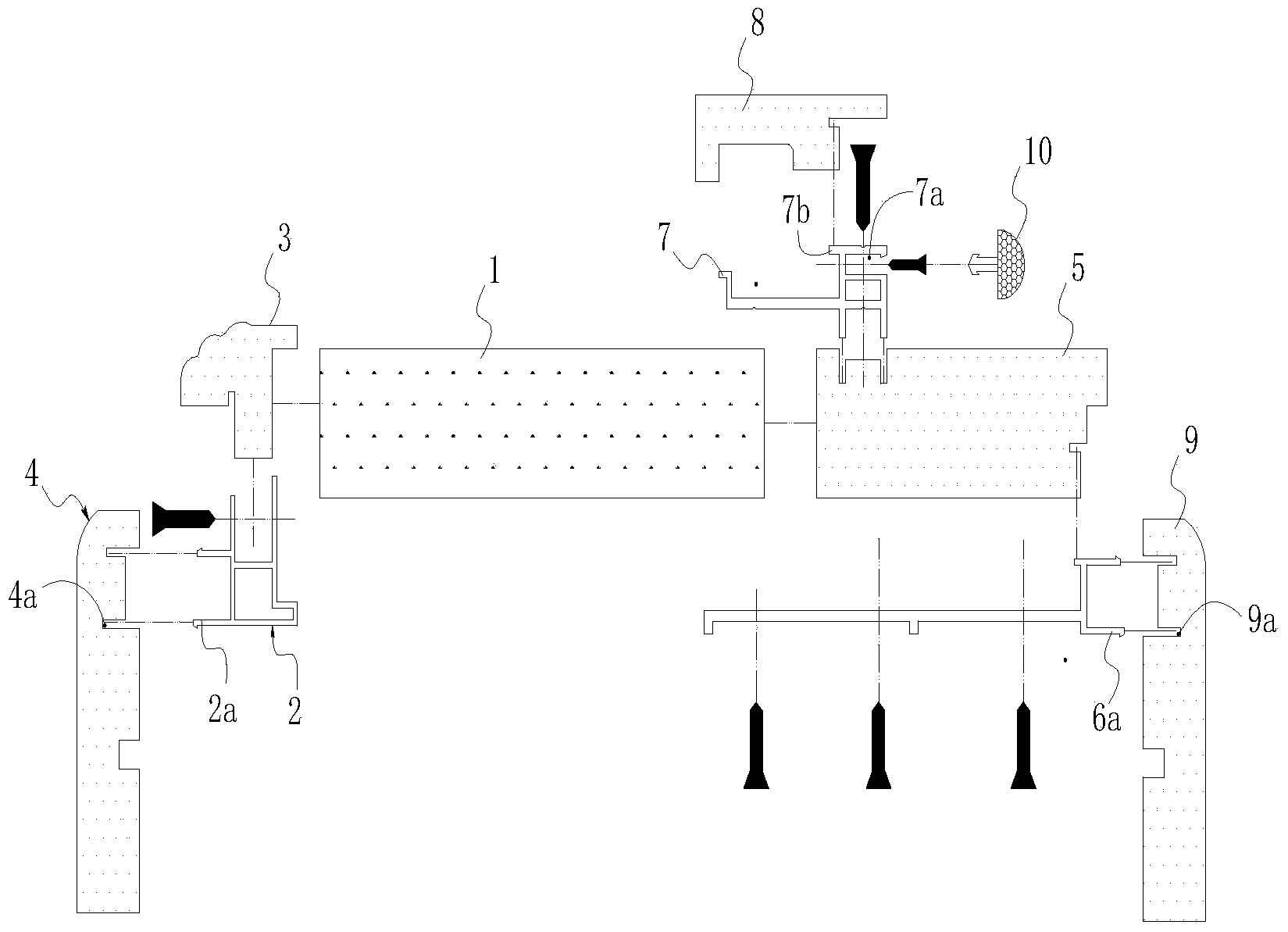 Combined type door frame processed in standardized mode and combination method thereof