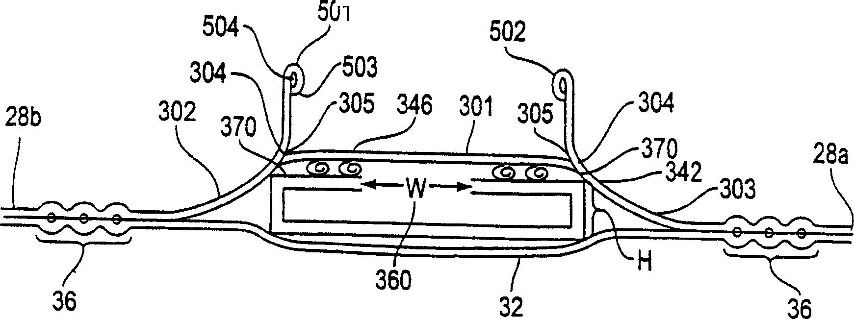 Thin absorbent core made from folded absorbent laminate