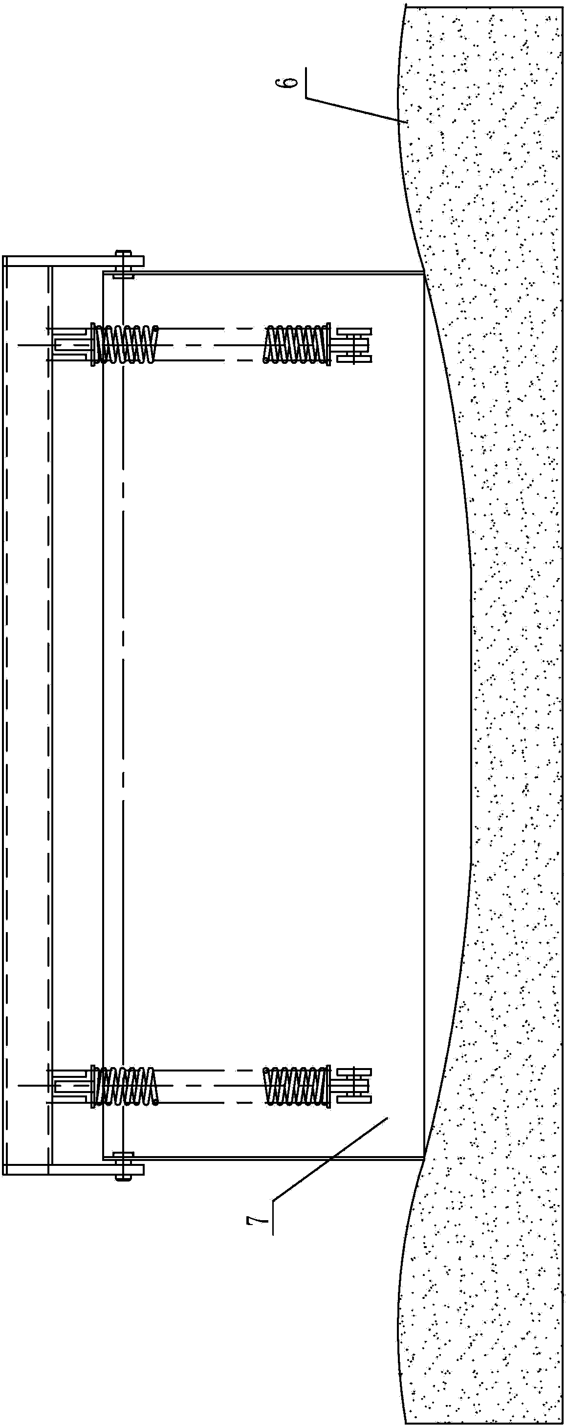 Snow scraping device with function of road surface profiling