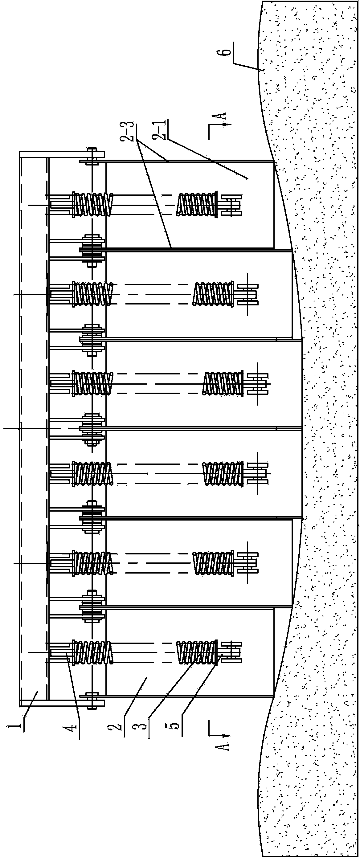 Snow scraping device with function of road surface profiling