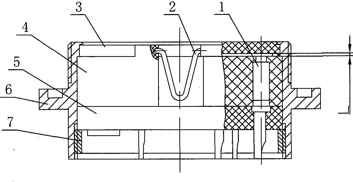 Splitlevel heat resistance socket