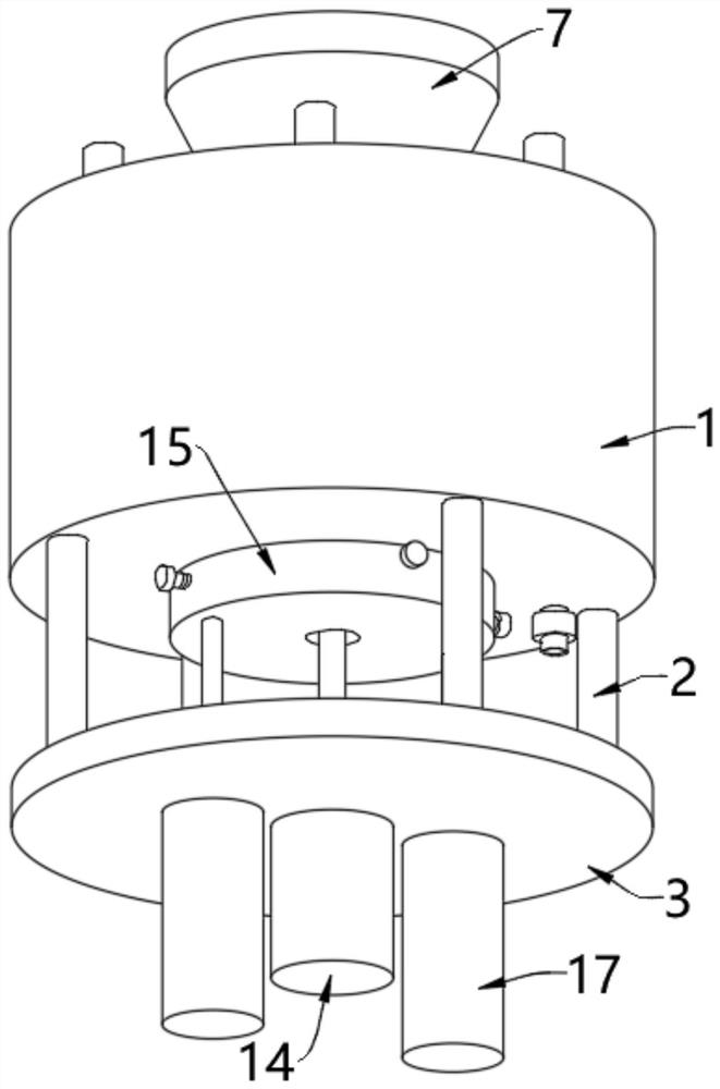 Traditional Chinese medicine extraction stirring device facilitating residue-liquid separation