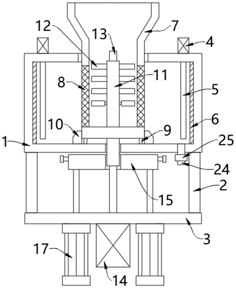 Traditional Chinese medicine extraction stirring device facilitating residue-liquid separation