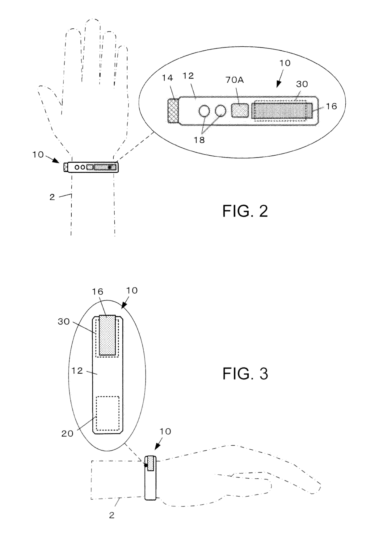 Internal temperature measuring device, wrist mounting-type device, and method of measuring internal temperature