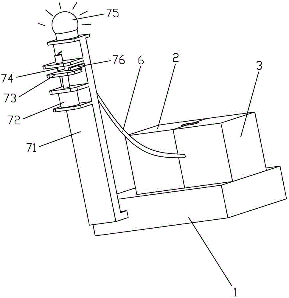 Bottle body blowing machine capable of online detecting whether gas leakage exists in bottle body or not