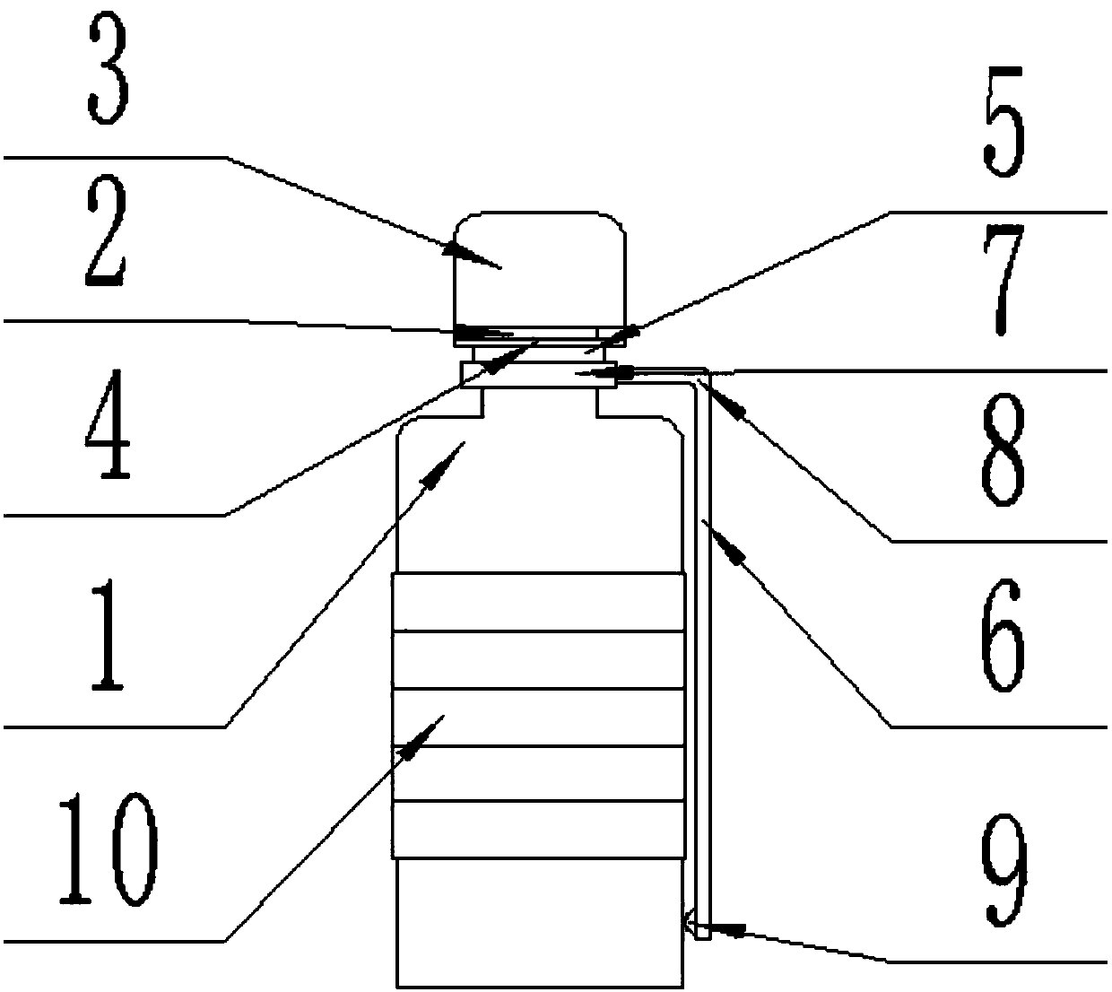 Novel water cup having hook